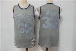 Maillot de Basket #33 Bird Boston Celtics M&N Gris